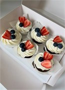 капкейки 6шт-с ягодами 10085