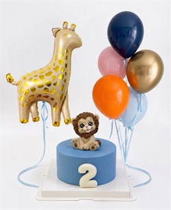 Комбо набор-бенто с шарами львенок 10127